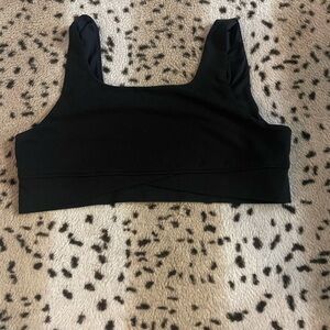 Old Navy Black Tank Top with Scoop Neckline